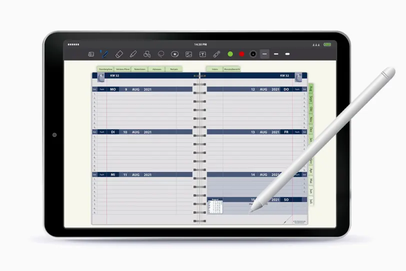 Ihr neuer smarter Begleiter im Alltag: Der digitale Organizer und Lehrerkalender von Wilke