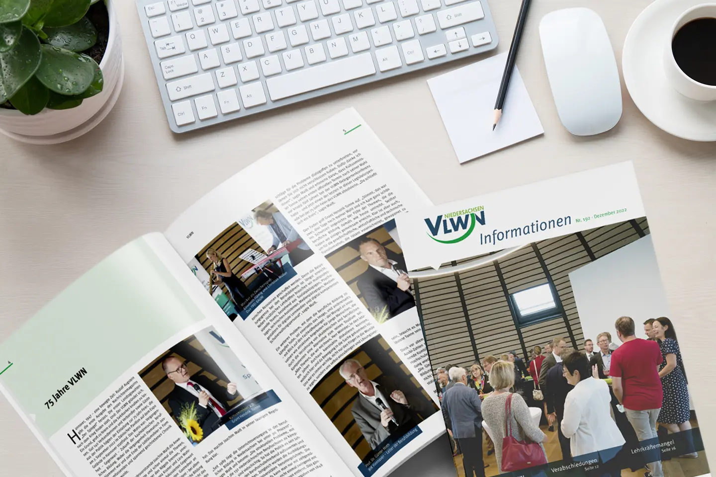 Verbandsmagazin des VLWN erscheint im neuen Design