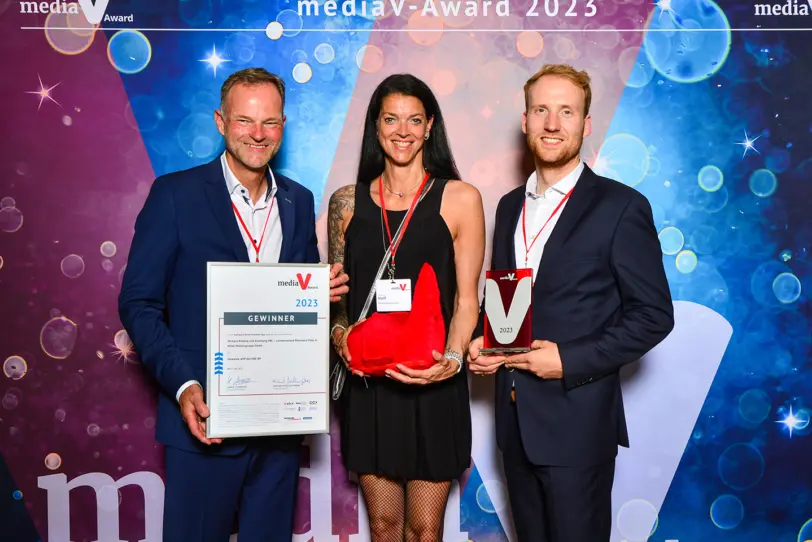 Preisverleihung des mediaV-Awards 2023