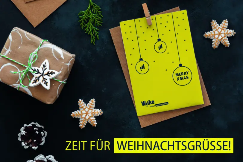 Weihnachtsgrüße, die verbinden